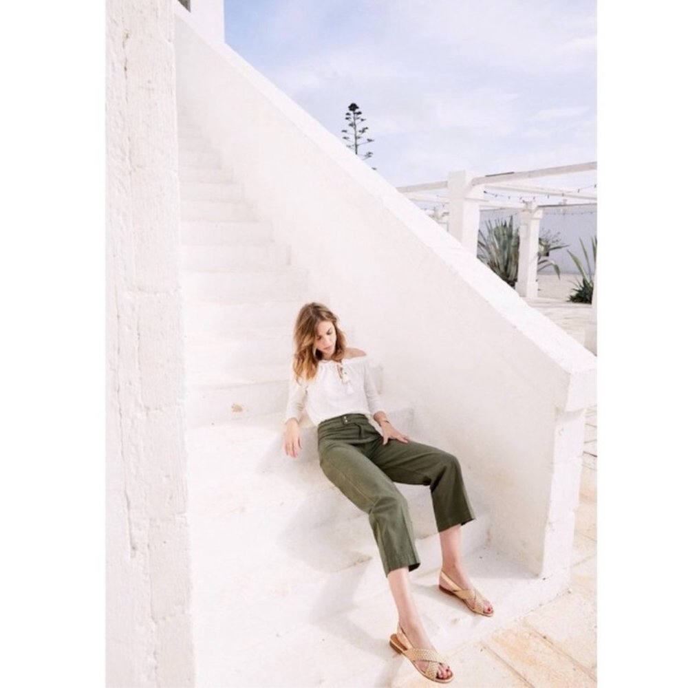 Sezane June Pant - Green